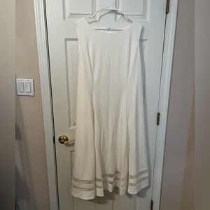 Calvin Klein A Line White Gorgeous Dress, size 20!
